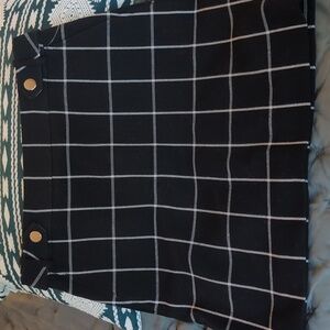 Loft Plaid Windowpane Skirt - Sz 4 - EUC